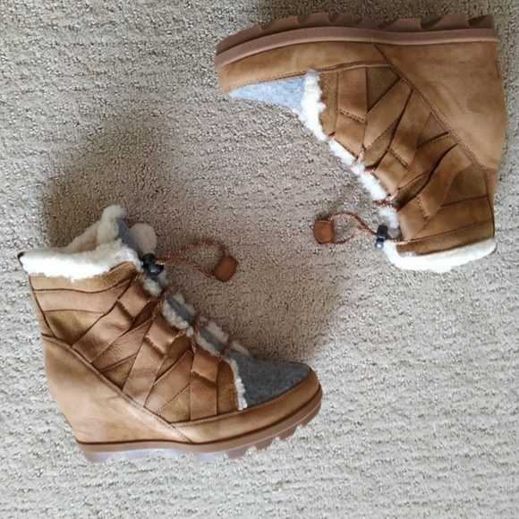 New SOREL Joan of Arctic Wedge II Boots 8 39 snow winter boots - Picture 2 of 5